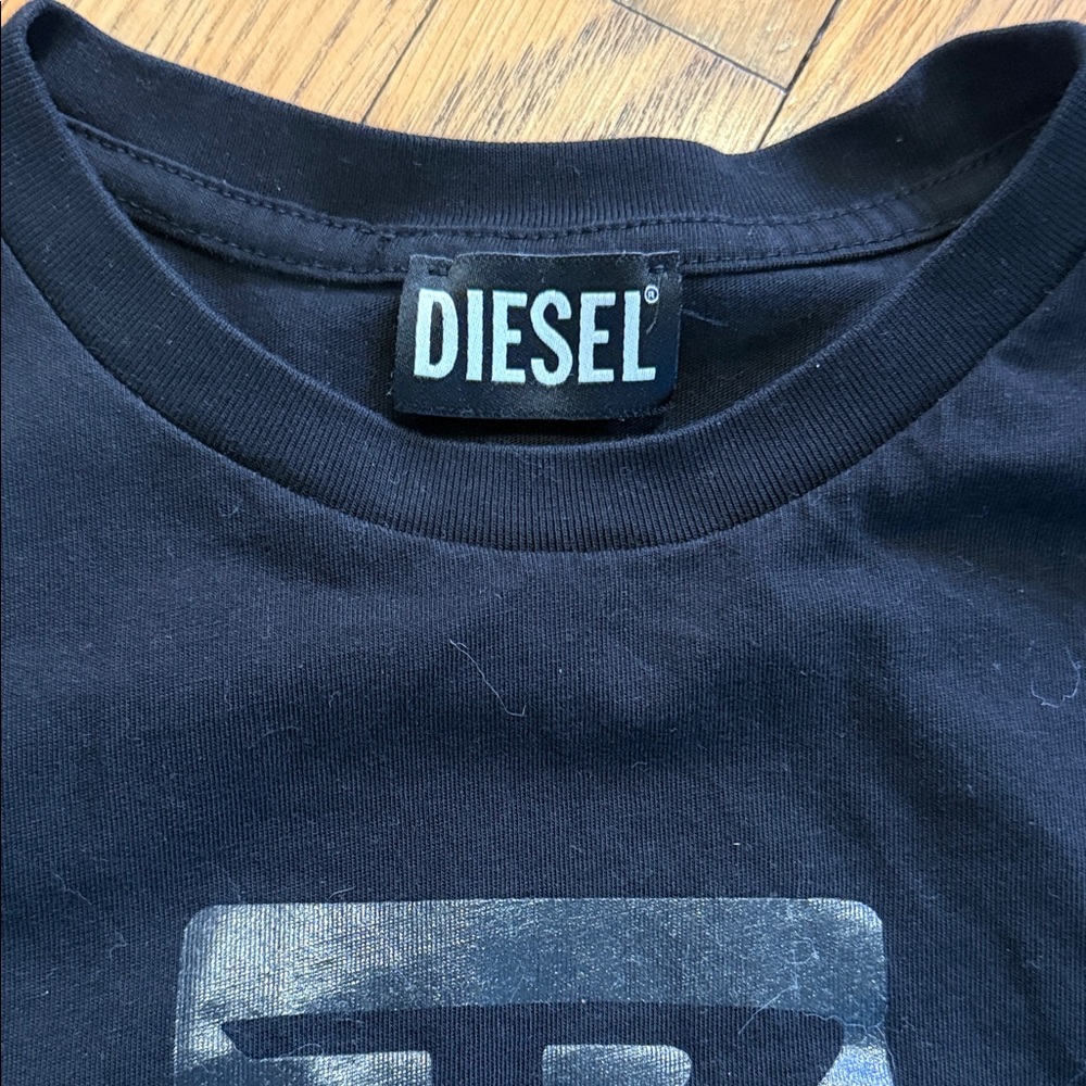 Diesel Black Graphic Men's Tee - Picture 2 of 4
